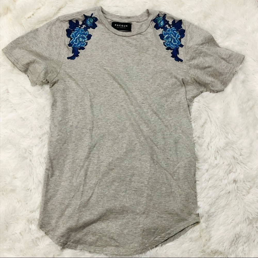 Pacsun gray short sleeve shirt men’s size S